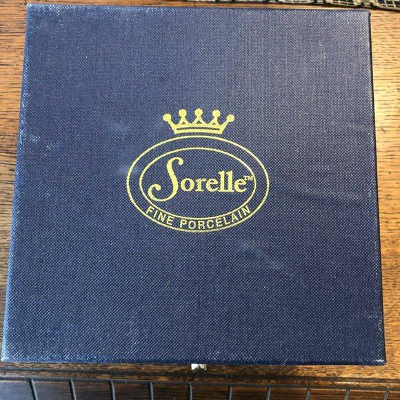 Sorelle Fine Porcelain Art Demitasse Tea Set In Box - Picture 3 of 9